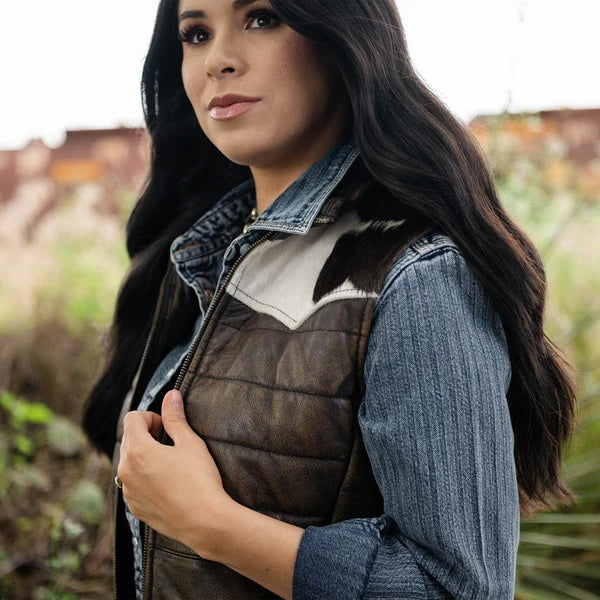 STS Ranchwear's Women's Adalyn Vest - Tobacco Brown