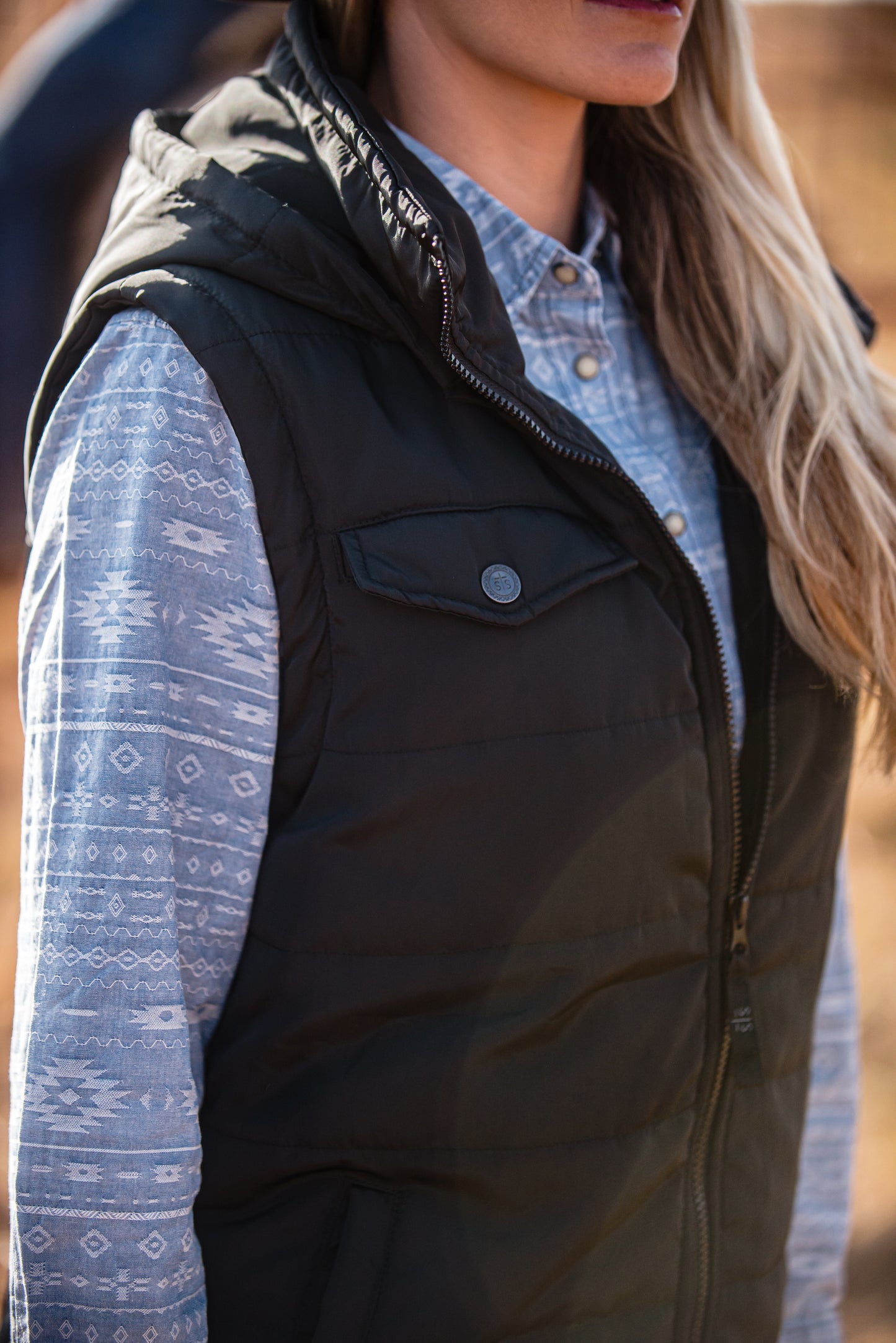 STS Ranchwear's Women's Crazy Jane Vest - Black