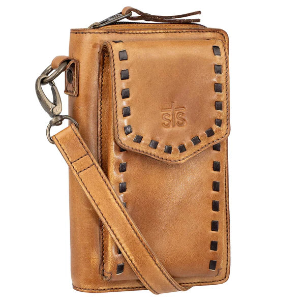 STS Bandera Tan Quickdraw Crossbody Wallet