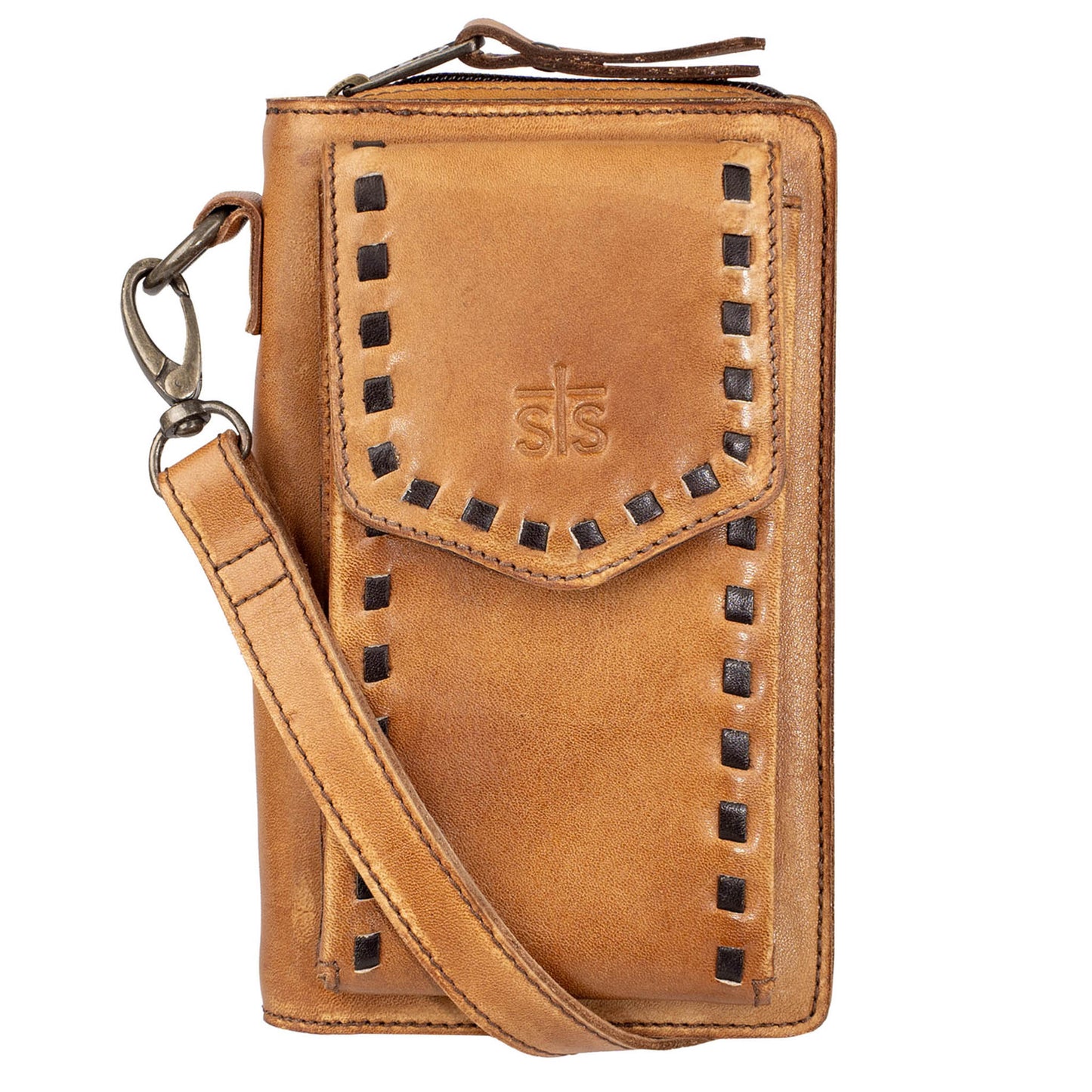 STS Bandera Tan Quickdraw Crossbody Wallet