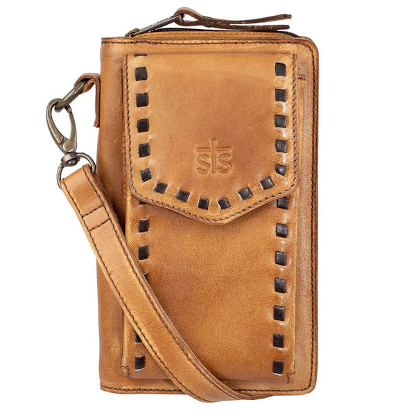 STS Bandera Tan Quickdraw Crossbody Wallet