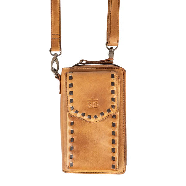 STS Bandera Tan Quickdraw Crossbody Wallet