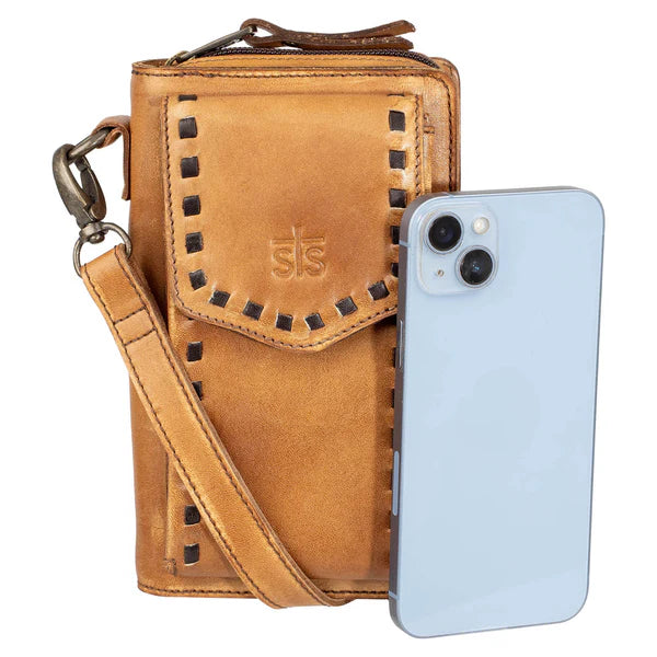 STS Bandera Tan Quickdraw Crossbody Wallet