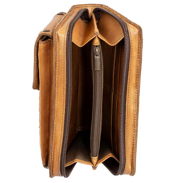 STS Bandera Tan Quickdraw Crossbody Wallet