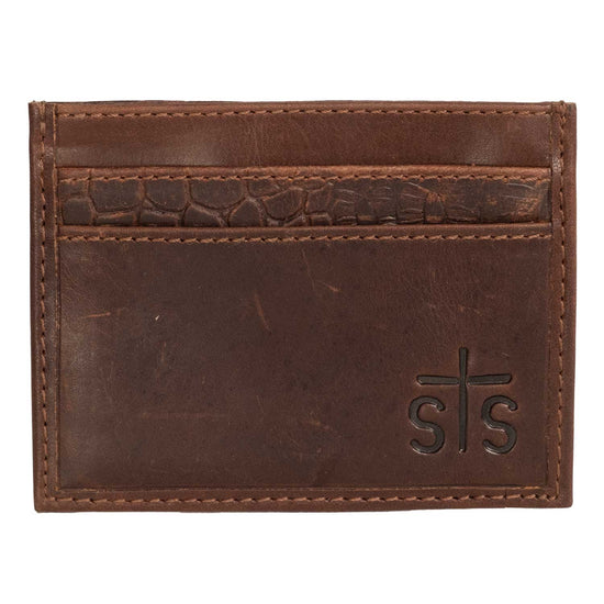 Load image into Gallery viewer, Men&amp;#39;s Croc Card Wallet by STS Ranchwear
