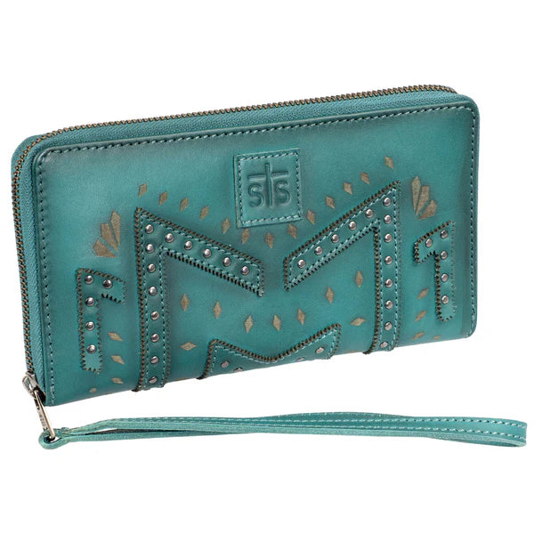 STS Ranchwear Wayfarer Turquoise Juniper Bifold Wallet