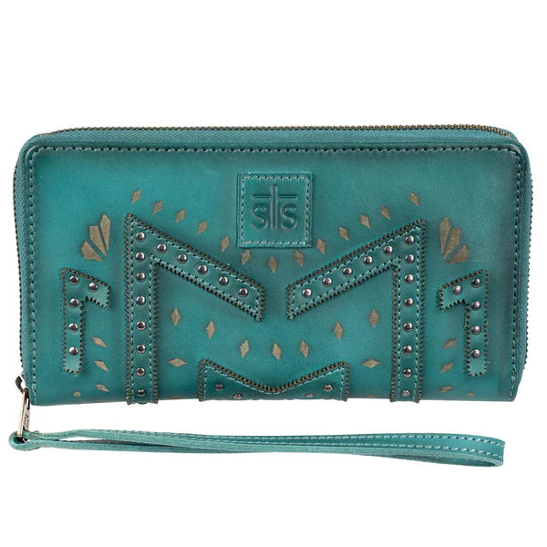 STS Ranchwear Wayfarer Turquoise Juniper Bifold Wallet
