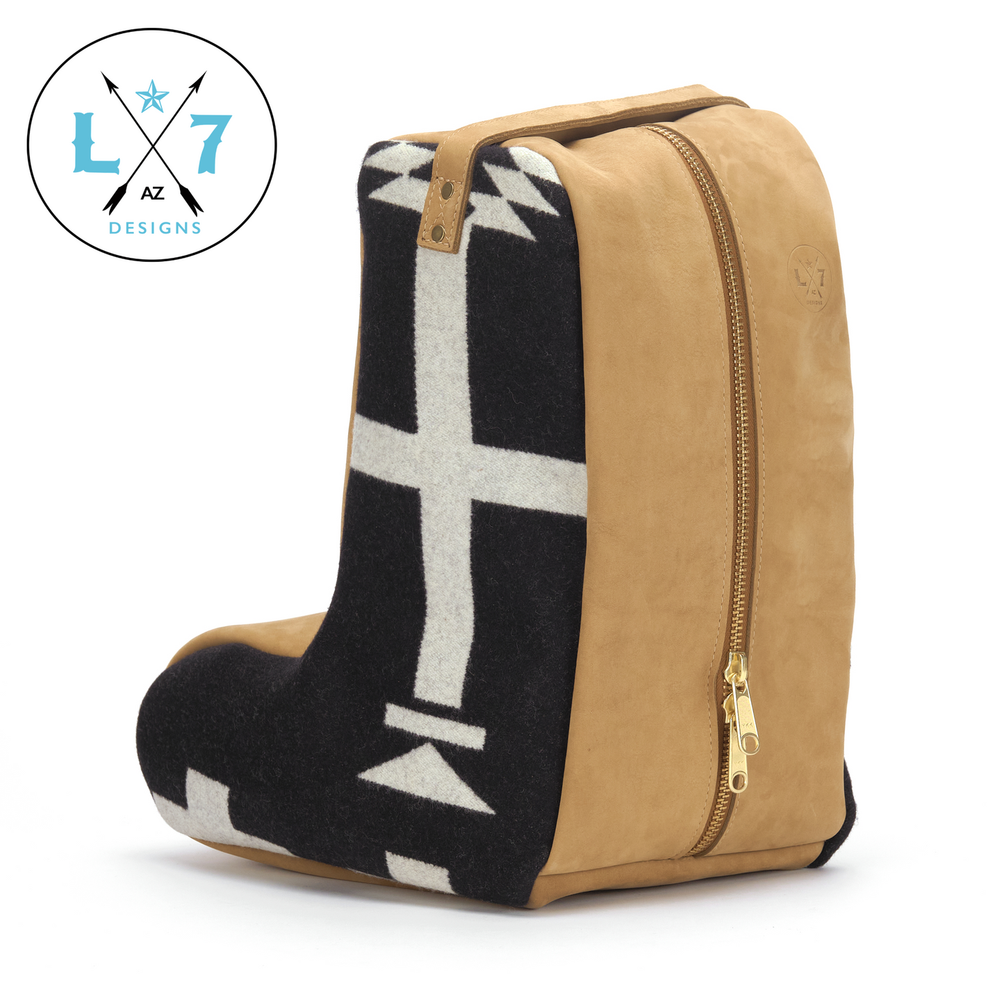 Los Ojos Leather Boot Bag