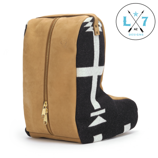 Los Ojos Leather Boot Bag