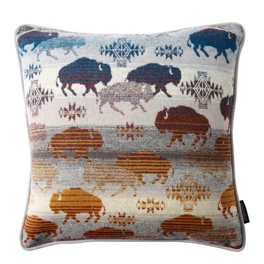 Pendleton Prairie Rush - Grey Pillow