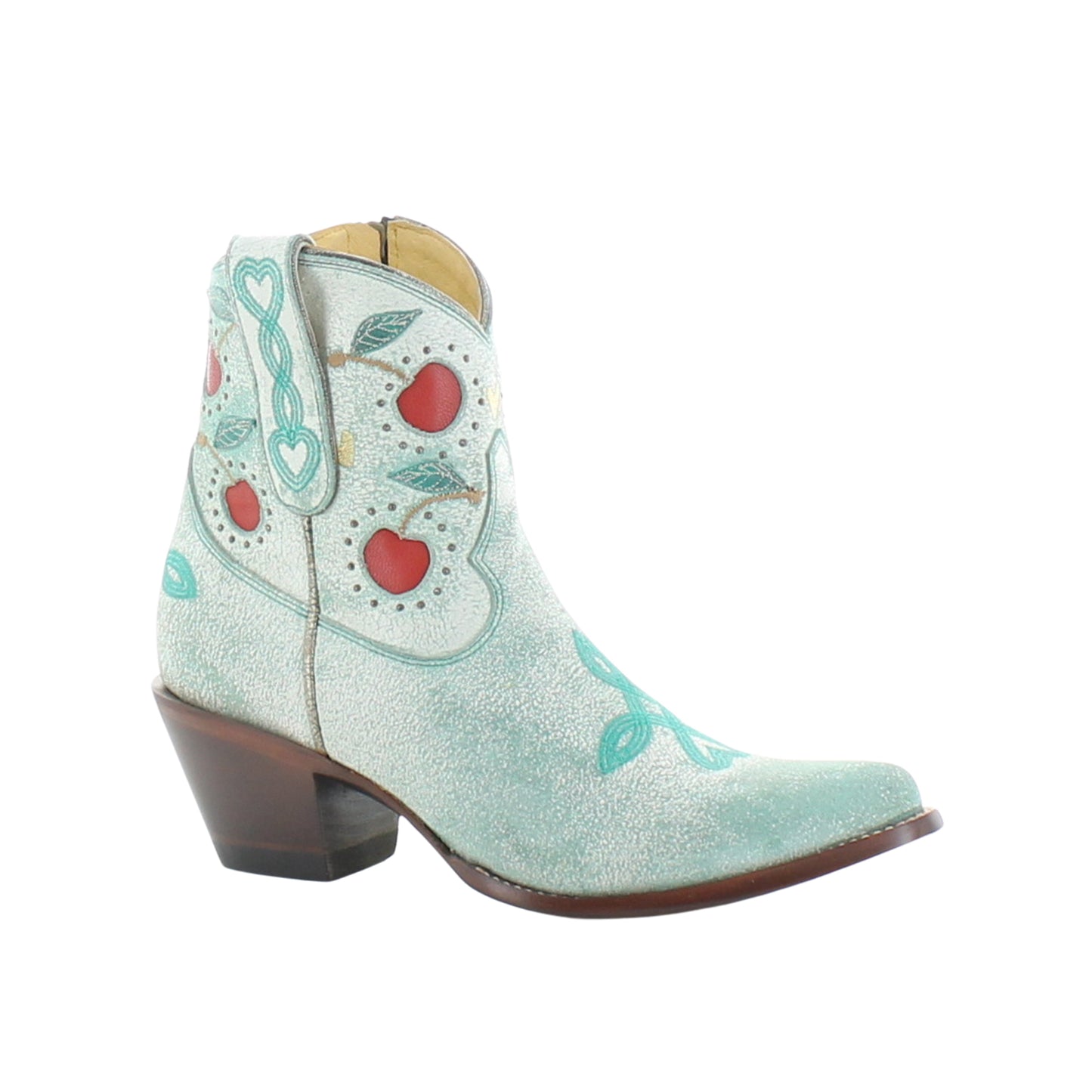 Old Gringo Yippee Ki Yay Kersen Short Boot - Aqua