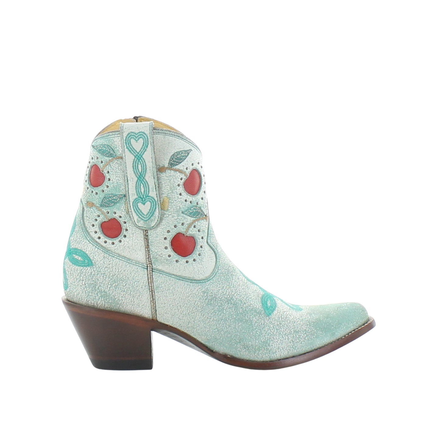 Old Gringo Yippee Ki Yay Kersen Short Boot - Aqua