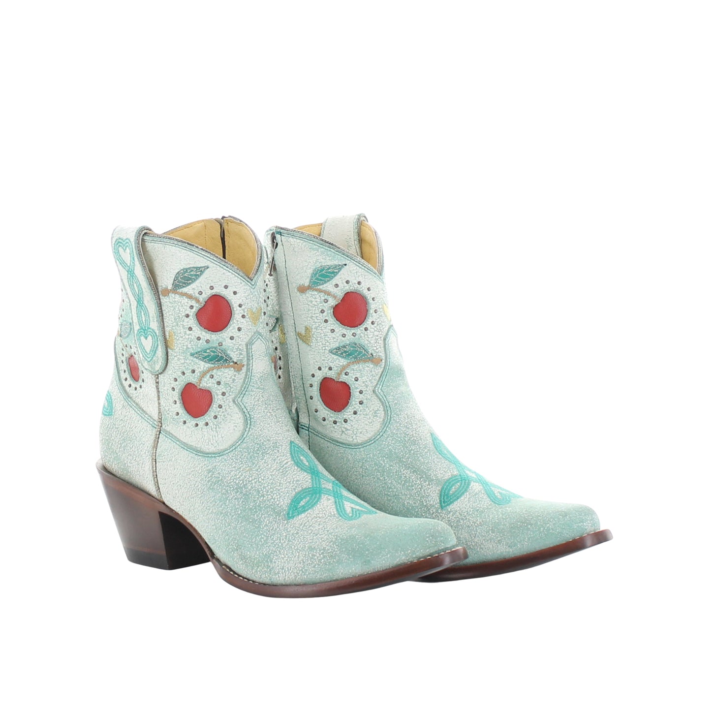 Old Gringo Yippee Ki Yay Kersen Short Boot - Aqua