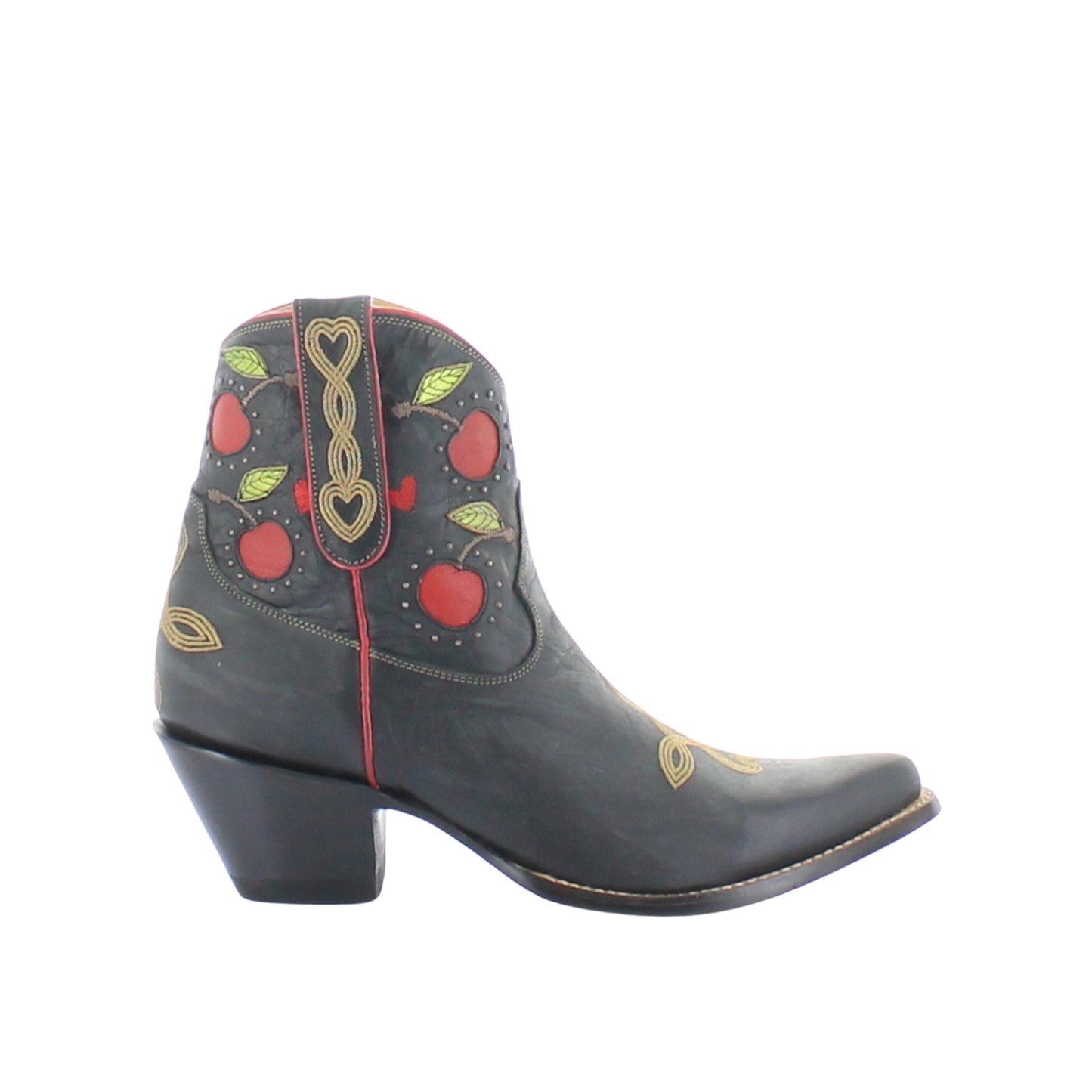 Old Gringo Yippee Ki Yay Kersen Short Boot - Black