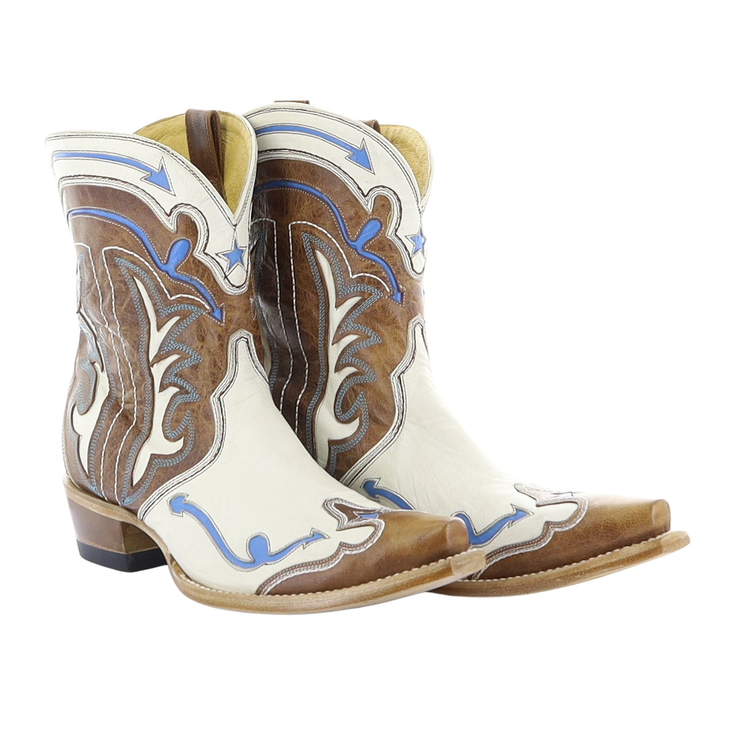 Old Gringo Kendra Ankle Booties Oryx/White