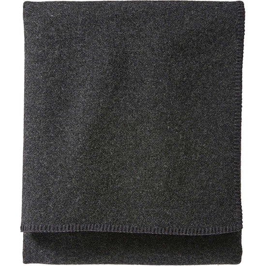 Load image into Gallery viewer, Pendleton Eco Wise Twin Blanket Charcoal

