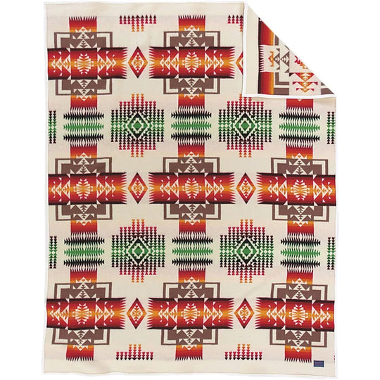 Pendleton Chief Joseph Crib Blanket - Ivory