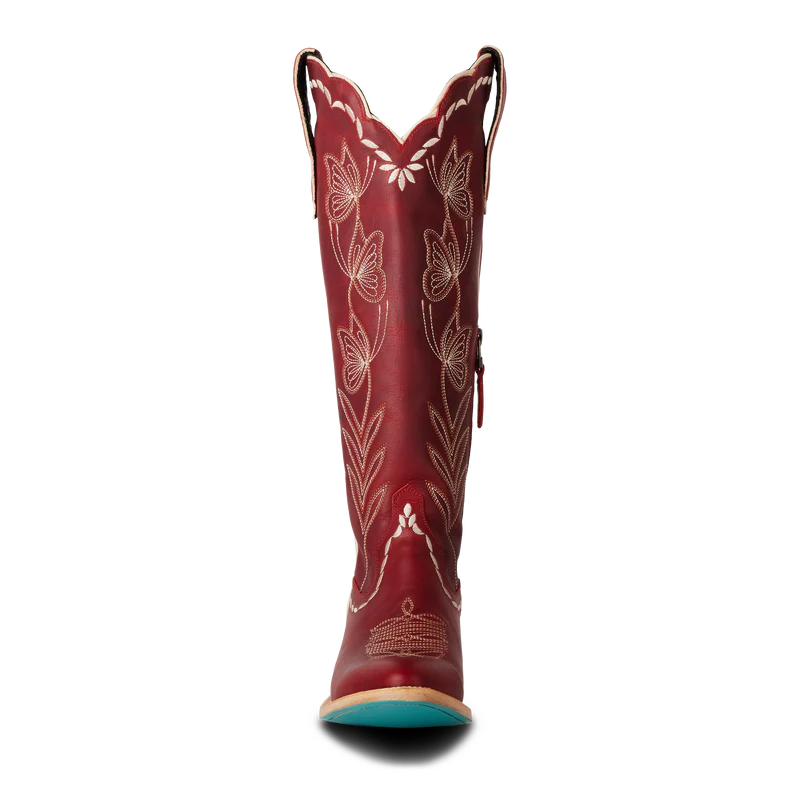 Women's Sweet Memories Knee High Boots - Smoldering Ruby by Lane