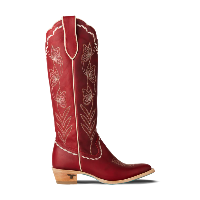 Women's Sweet Memories Knee High Boots - Smoldering Ruby by Lane