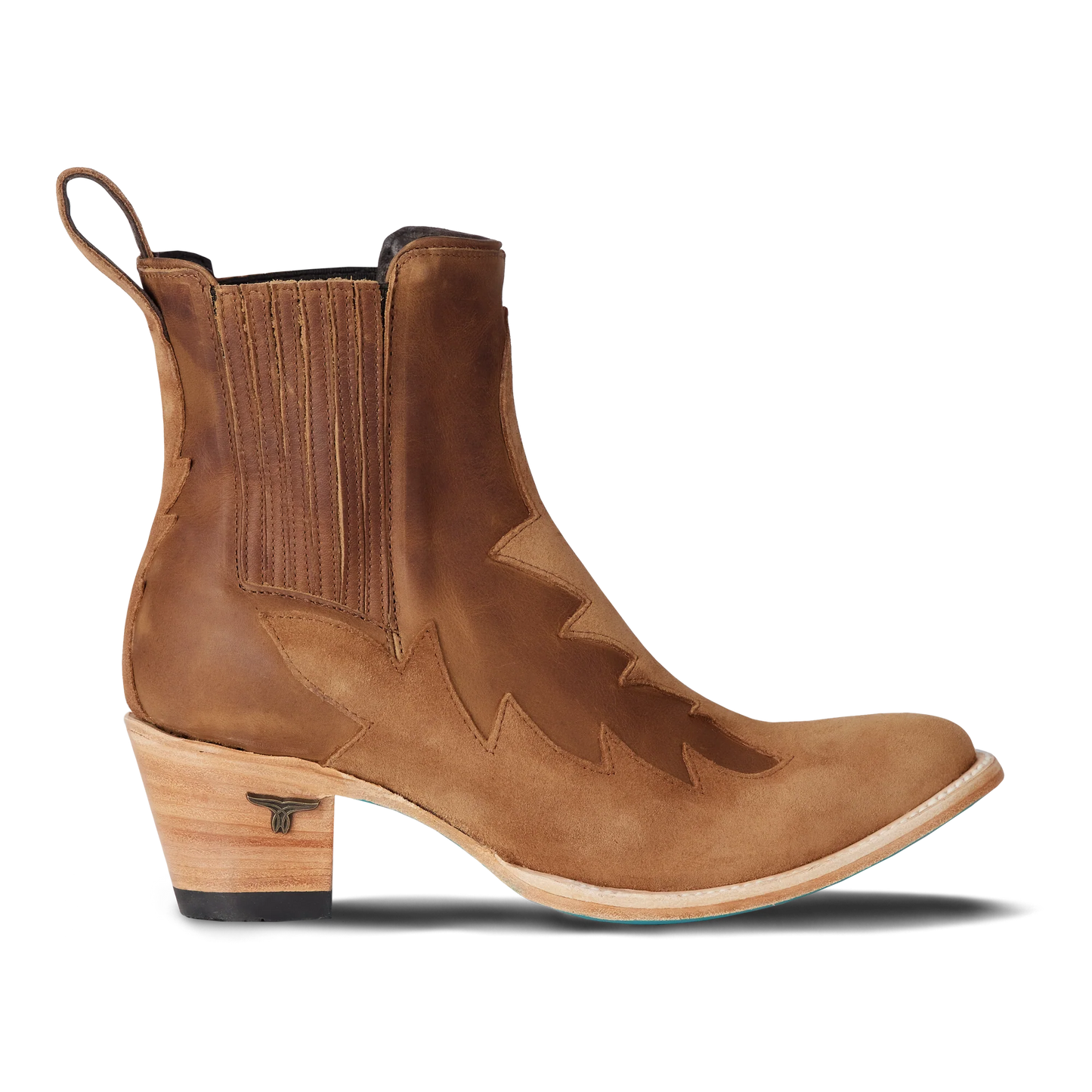 Women's Western Chelsea Bootie-Toffee Suede by Lane Boots
