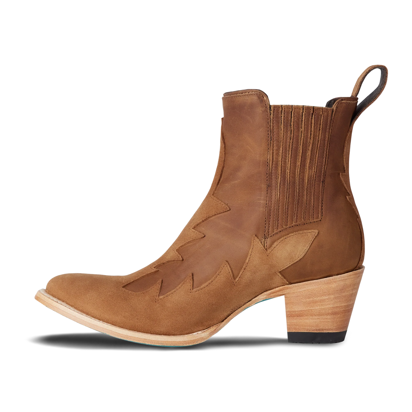 Women's Western Chelsea Bootie-Toffee Suede by Lane Boots