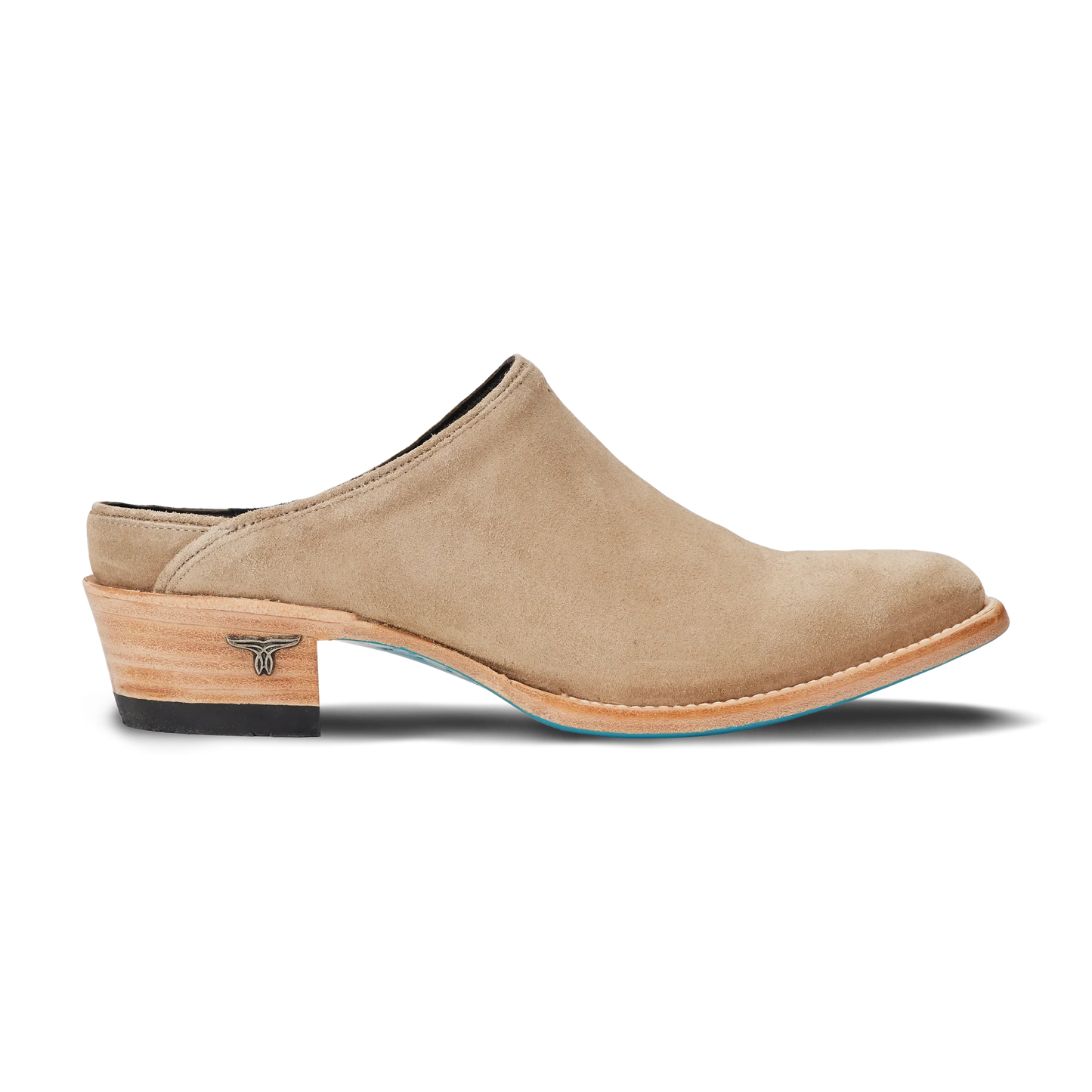 Women's Plain Jane Mule -Latte Suede by Lane Boots