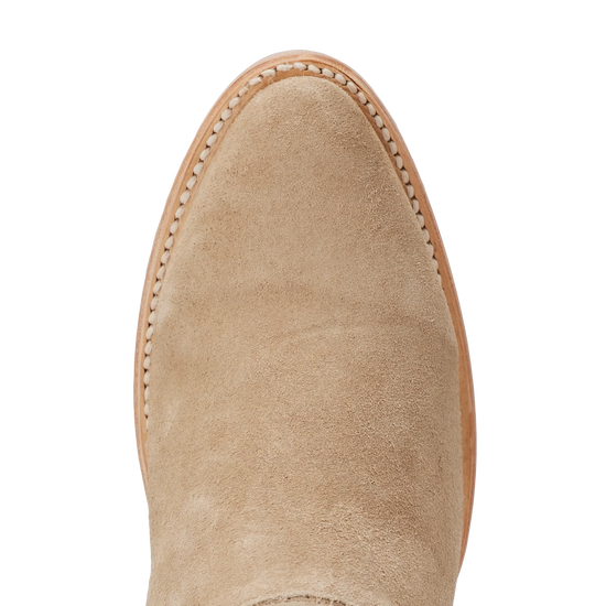 Women's Plain Jane Mule -Latte Suede by Lane Boots