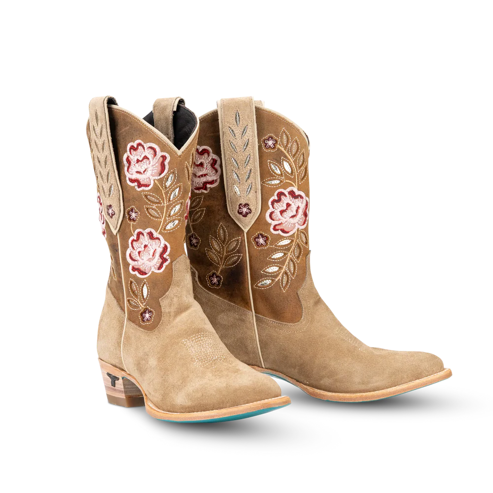 Lane Boots -Kenzie Midi Boot -Latte Suede