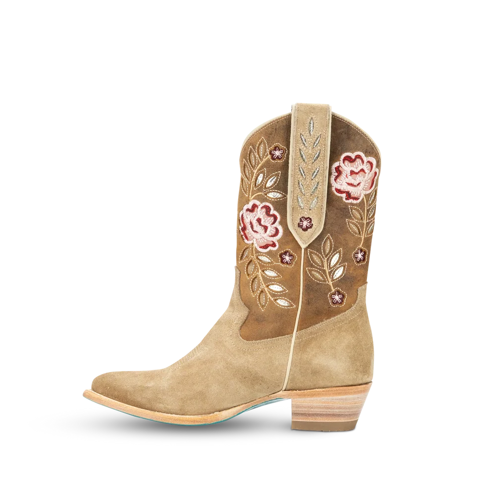 Lane Boots -Kenzie Midi Boot -Latte Suede