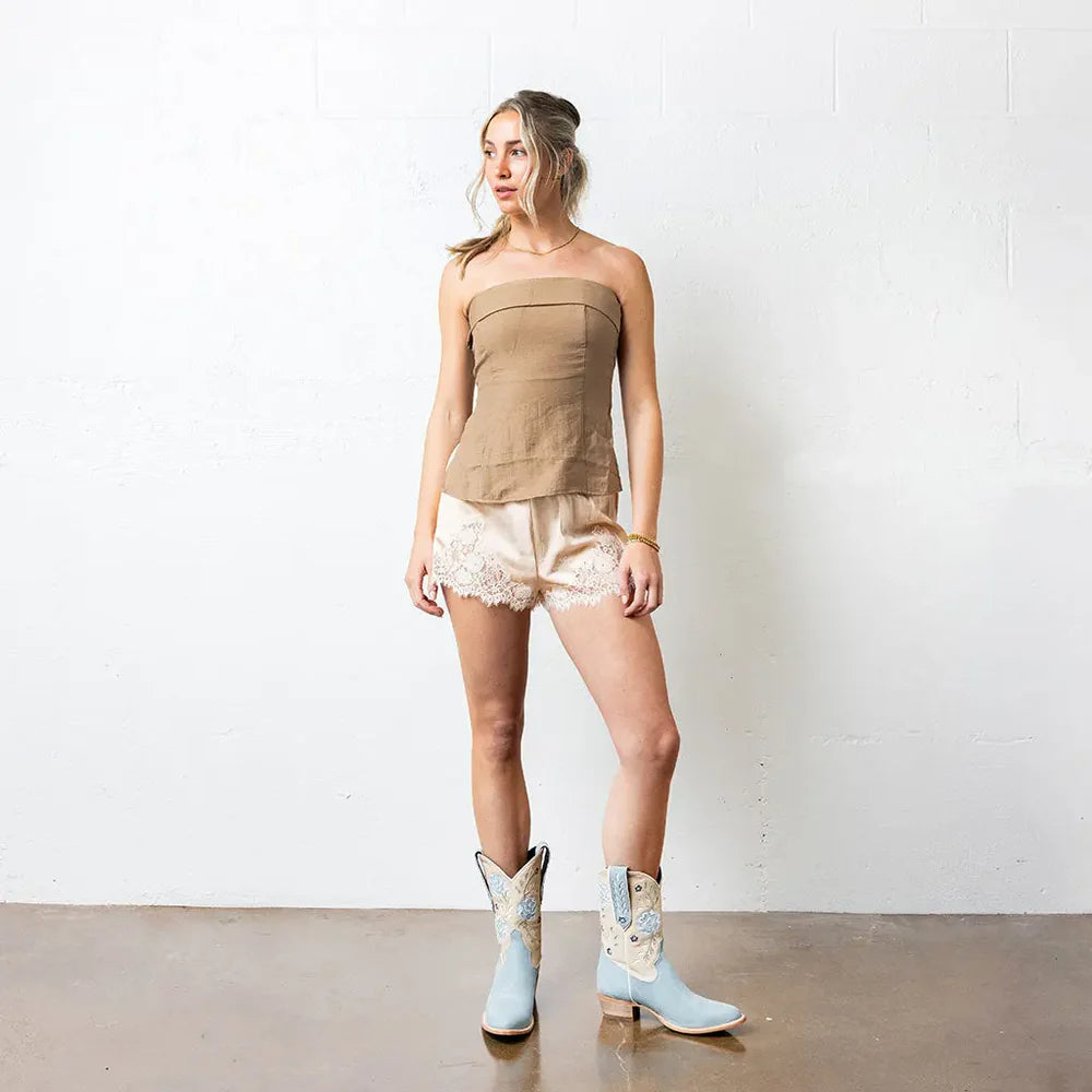 Kenzie Midi Boot - Blueberry|Buttermilk By Lane Boots