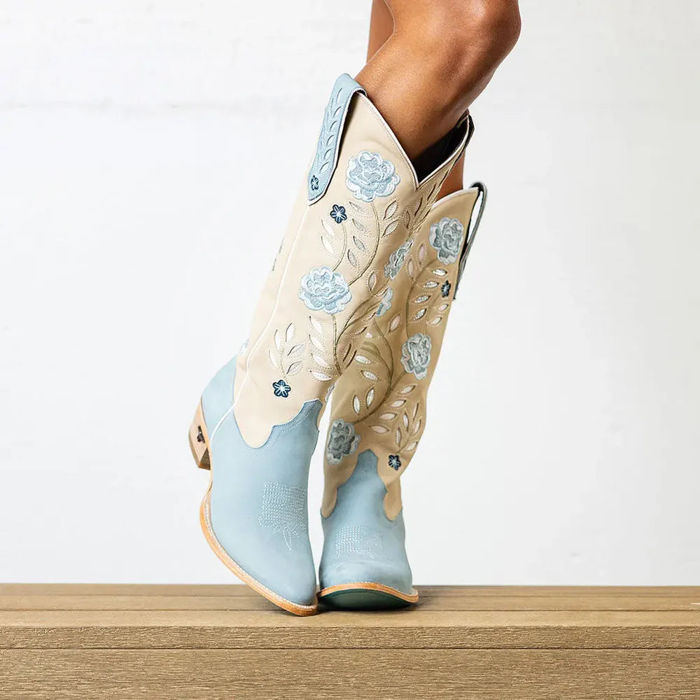 Kenzie Boot - Blueberry-Buttermilk By Lane Boots