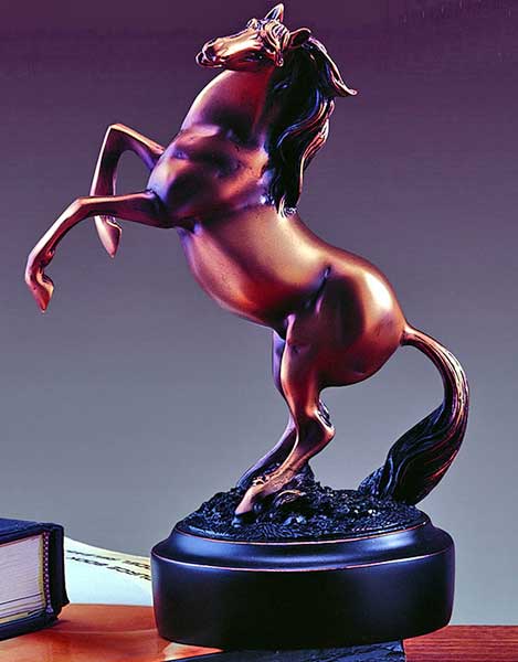 8" Rearing Horse