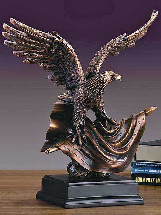 American Bald Eagle & Old Glory