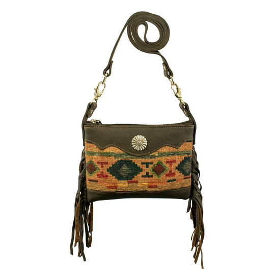 Load image into Gallery viewer, Woven Tapestry Trail Rider Crossbody/Hip Bag
