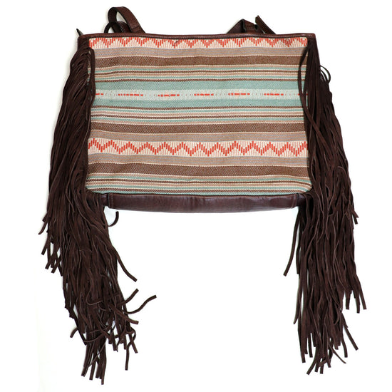 Load image into Gallery viewer, Ariat Serape Fringed Tote Bag
