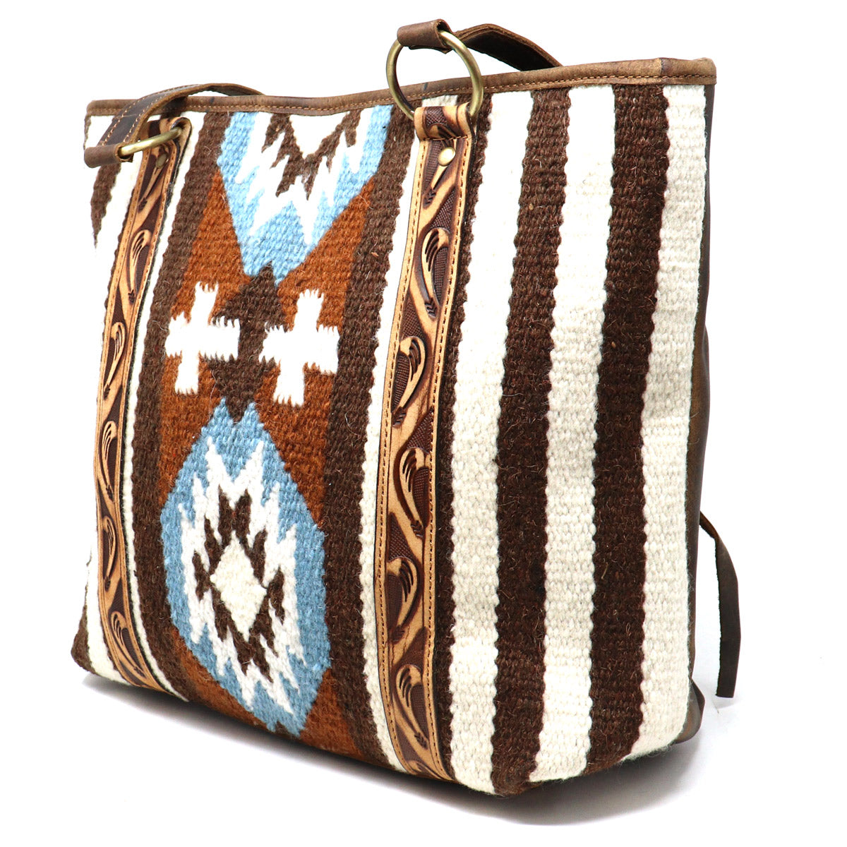 Load image into Gallery viewer, Ariat Woven Rug Tote
