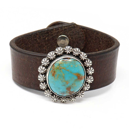 Turquoise Medalion Bracelet by Laura Ingalls