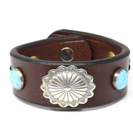 Silverton II Leather Bracelet