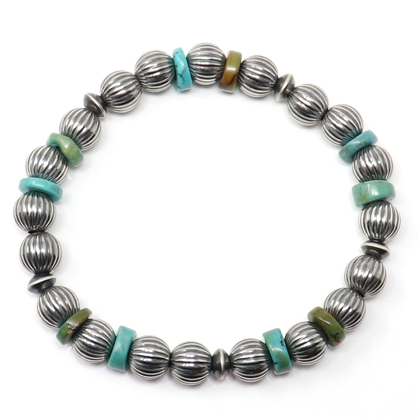 Load image into Gallery viewer, Fluted Navajo Pearl Bracelet
