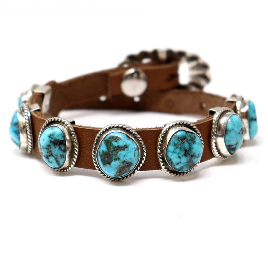 Turquoise Concho Bracelet by Martinez