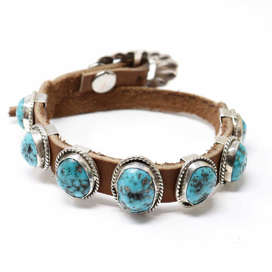 Turquoise Concho Bracelet by Martinez
