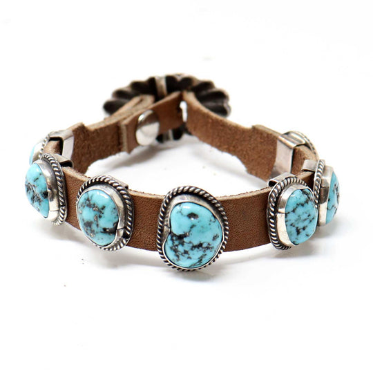 Turquoise Concho Bracelet by Martinez