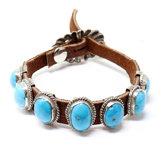 Turquoise Concho Bracelet by Martinez