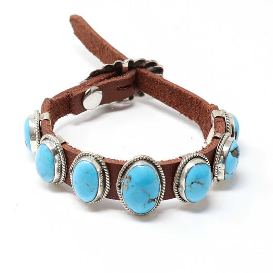 Turquoise Concho Bracelet by Martinez
