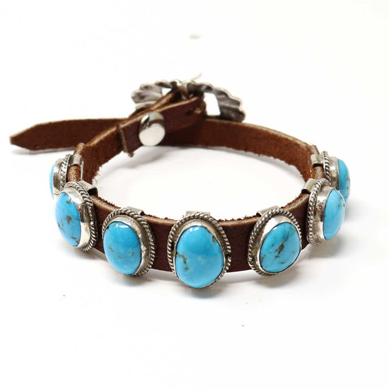 Turquoise Concho Bracelet by Martinez