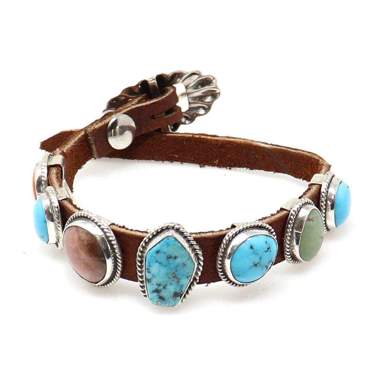 Load image into Gallery viewer, Multi-Color Leather Bracelet by Martinez
