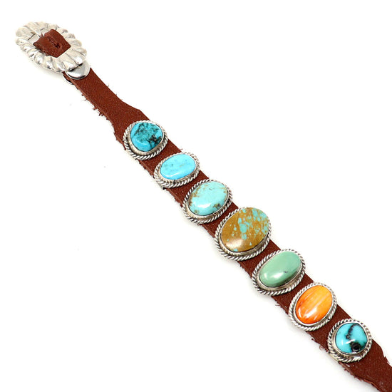 Load image into Gallery viewer, Multi-Color Leather Bracelet by Martinez
