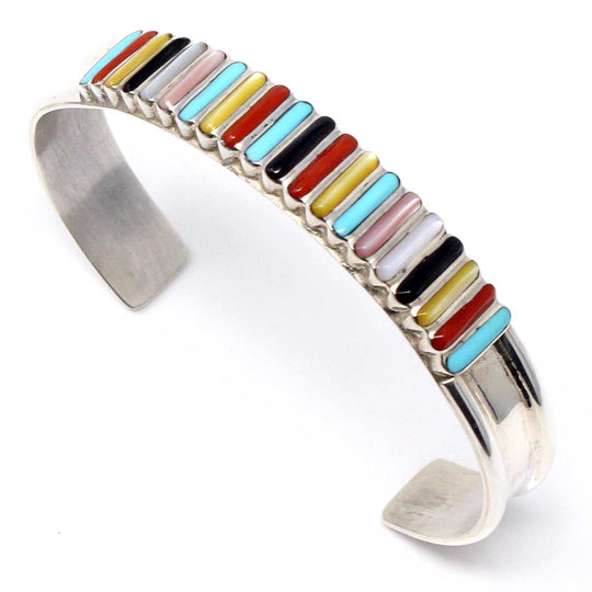 Zuni Multi Stone Inlay Bracelet