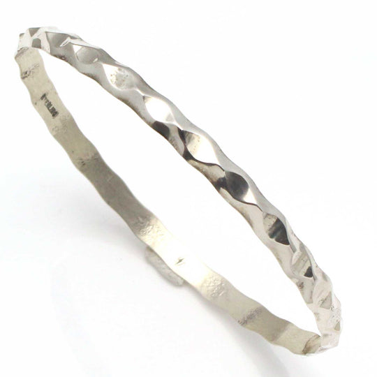 Sterling Silver Bangle Bracelet by Tsosie