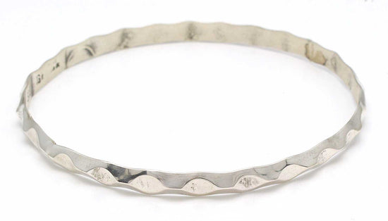 Load image into Gallery viewer, Sterling Silver Bangle Bracelet by Tsosie
